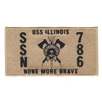 USS Illinois SSN 786 Khaki Patch