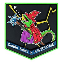 69 CYS Lizard Wizard PVC Patch