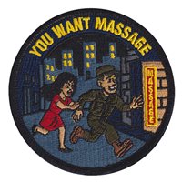 USCG You Want Massage Morale Patch