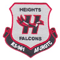 AFJROTC Wichita Heights High School Falcons New H Logo Patch