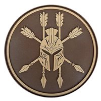 1 JSOAC Brown Helmet PVC Patch