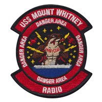 USS Mount Whitney LCC 20 Radio Patch