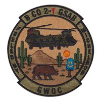 B Co 2-1 GSAB G.W.O.C Patch