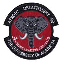 AFROTC Detachment 010 The University of Alabama Elephant Patch
