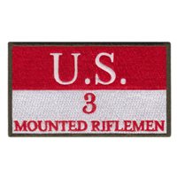 3 CAV REG Mounted Riflemen Flag Patch