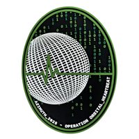 USAFA Azimuth 2025 Green PVC Patch