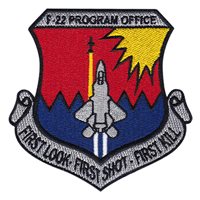 F-22 Program Office Patch