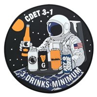 SPACECENT CDET 3-1 Space Bar PVC Patch