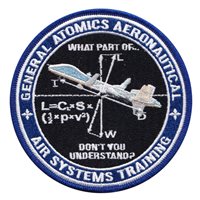 GA-ASI Air Systems Training Patch