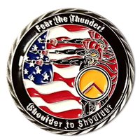 867 ATKS Fear The Thunder Comander Challenge Coin