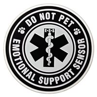 GA Emotional Support Sensor PVC Patch