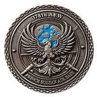 378 AEW Commander Coin Challenge Coin