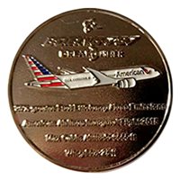 Boeing 787 American Airlines Dreamliner Challenge Coin