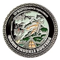2 MXS Knuckle Busters Challenge Coin