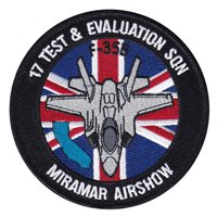17 TES F-35B Miramar Airshow 2025 Patch