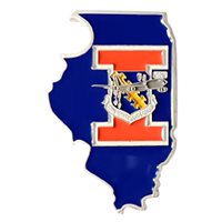 126 MXG Illinois Commander Bottle Opener Challenge Coin 