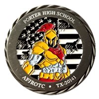 AFJROTC TX-20141 Porter High School Challenge Coin