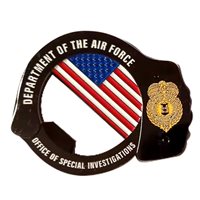 AFOSI Det 105 Bottle Opener Challenge Coin