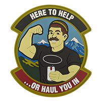 821 SBG Here to Help PVC Patch