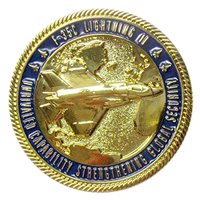 LM USN F-35C Golf Ball Marker Challenge Coin