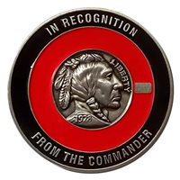 128 ACCS In Recognition Commander Challenge Coin