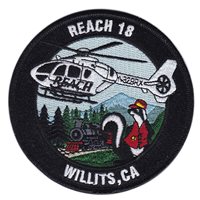 REACH Air Medical 18 Skunk Train Patch