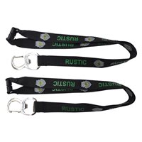 19 WPS Rustic Black Lanyard