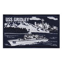 USS Gridley Fire Navy NWU Type III Patch