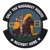 313 RCS Only The Roughest Riders Patch