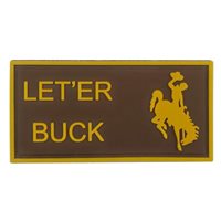 AFROTC Det 940 Let'er Buck PVC Pencil Patch