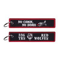 336 TRS Red Wolves Key Flag