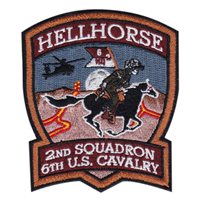 HHT 2-6 ACS Hellhorse Troop Patch