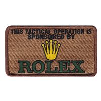 Tactical Operations Sponsored By Rolex Patch