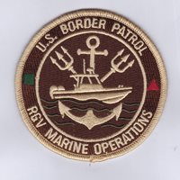 US Border Patrol Marine Operations Patch