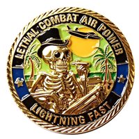 95 FGS Lethal Combat Air Power Challenge Coin