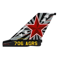 70 AGRS F-16C Falcon Custom Airplane Tail Flash