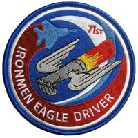 71st Fighter Squadron (71 FS) Eagle Driver Patches 