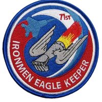 71st Fighter Squadron (71 FS) Eagle Keeper Patches 