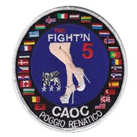 Combined Air Operations Centre-5 (CAOC-5) Fightin 5 Patches 