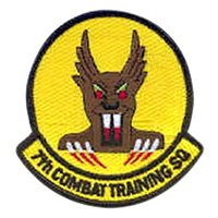 7th Combat Training Squadron (7 CTS) Patches 