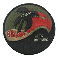 90 FS Guam Dicemen Patch 