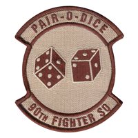 USAF 90th FS ダイスマン　サマーパッチ 90 FS Custom Patches | 90th Fighter Squadron Patches