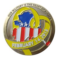 ASYMCA Alaska Military Salute 2013 Coin | 