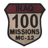 MC-12 100 Combat Missions Patch