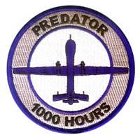 MQ-1 Predator 1000 Hours Patch