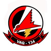 VAQ-134 EA-6B Airplane Tail Flash