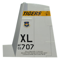 85 FTS T-6 Airplane Tail Flash