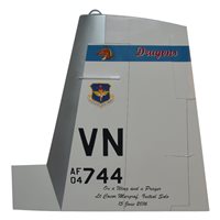 33 FTS T-6 Airplane Tail Flash 