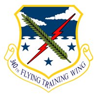 340 FTG T-6 Airplane Tail Flash