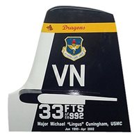 33 FTS T-37 Airplane Tail Flash